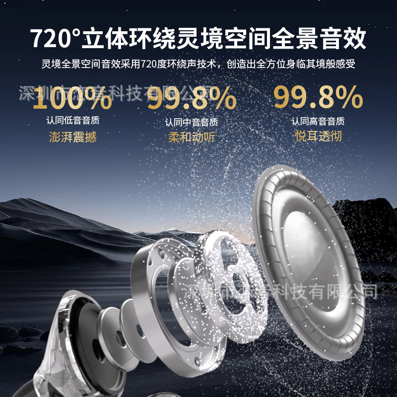 跨境爆款YKQ108耳夹式耳机可佩戴潮流蝴蝶结耳饰AI翻译蓝牙耳机|undefined