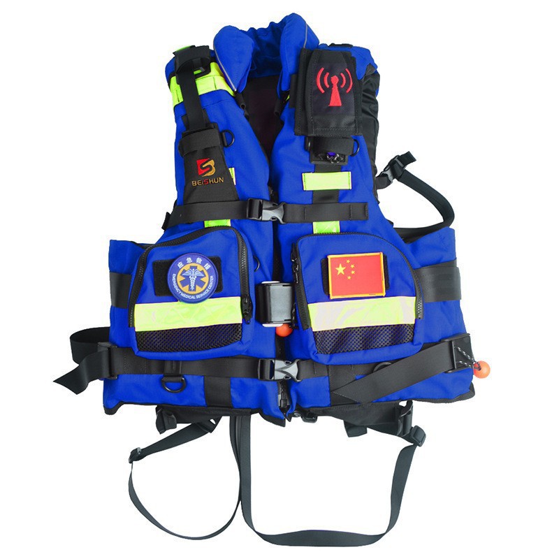 水域重型大浮力救援救生衣 抗洪抢险救灾专业200N消防激流救生衣