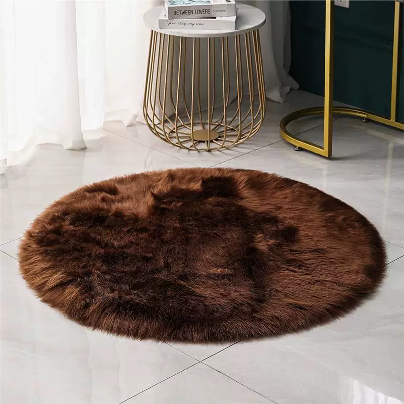 Round Modern Carpet, Simple Elegant Design, Multiple Colors, Diameters 30–180 cm