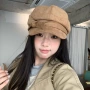 气质新款松弛秋冬报童帽