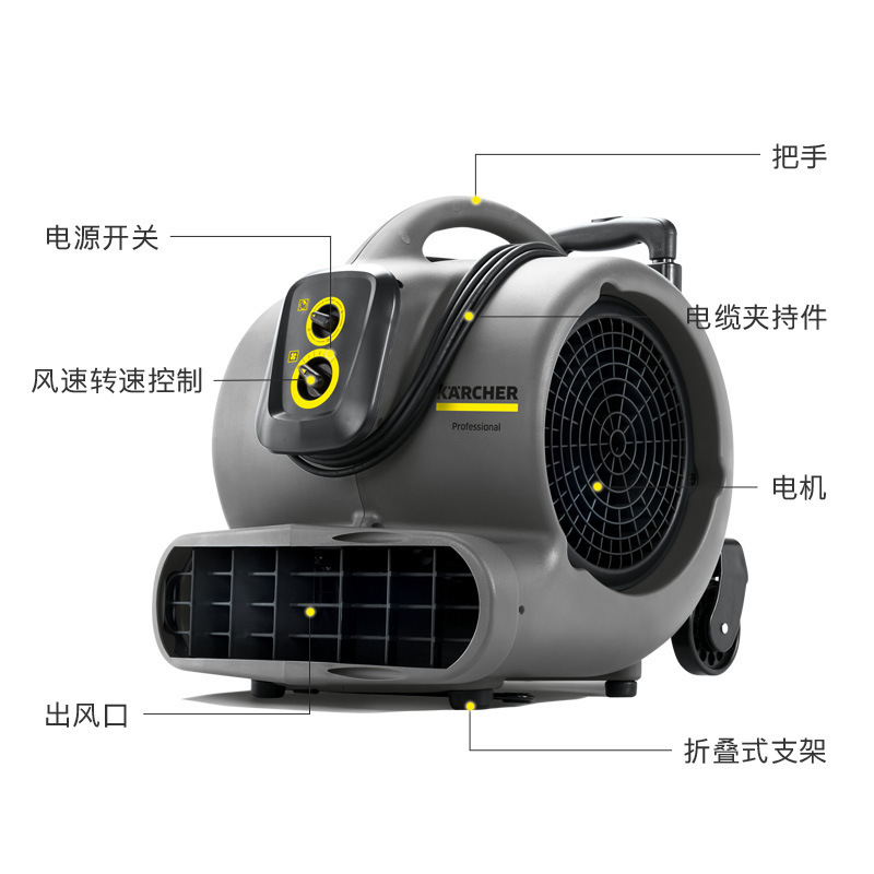KARCHER ドイツ ケルヒャー ブロワー ホテル フロア カーペット ハイパワー 業務用送風機 AB45|undefined