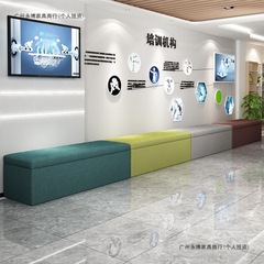 服装店长方形收纳沙发凳储物试衣间休息凳子鞋店换鞋凳床尾长条凳
