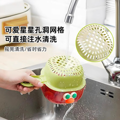 ドーパミンの水たまりのかごは果物の二重食品級を洗って、多機能の台所の壁掛け式の果物の皿を厚くします。