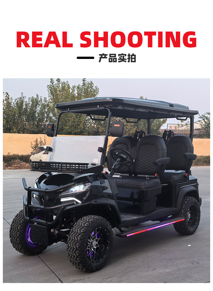Golf Cart Scenic Area Factory Area Golf Course Sales Office 6-Seat Reception Shuttle Bus Electric Sightseeing Car Patrol Car