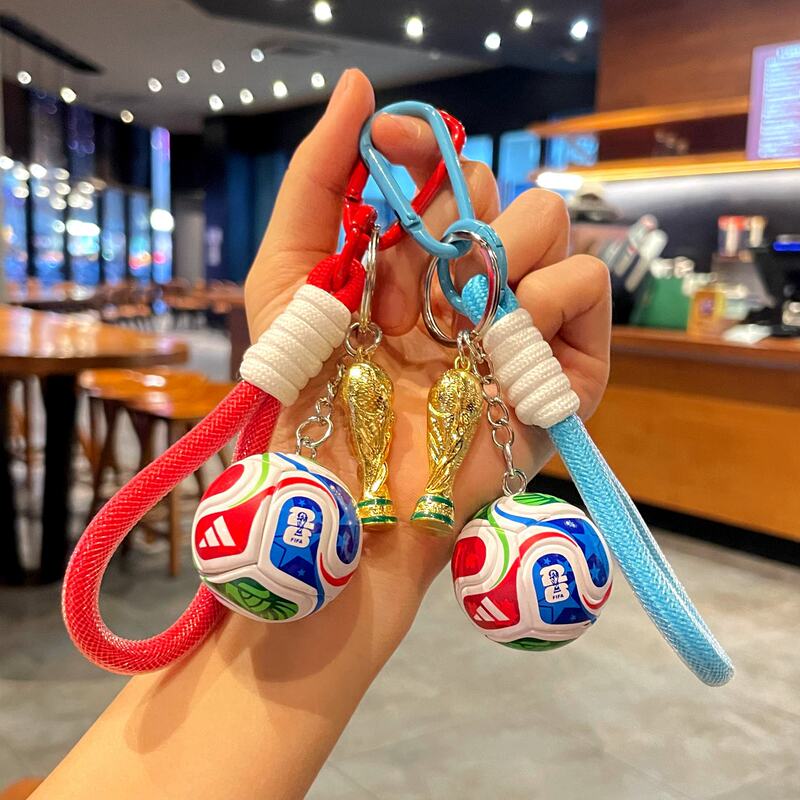 2026 New Football-Themed Souvenir Keychain Exquisite Pendant Football Charm Trophy Gift Wholesale 2026 New Football-Themed Souvenir Keychain Exquisite Pendant Football Charm Trophy Gift Wholesale