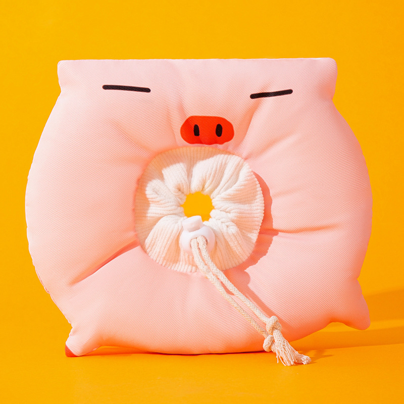 Muñeca de dibujos animados, anillo de Elizabeth, castración, collar de cuello anti-lamiendo, gato y perro, collar de gato universal, cubierta para la cabeza, suministros para mascotas