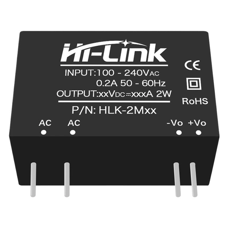 AC-DC Модуль питания 2 Вт Серии 220 В до 3, 3 В5В9В12В15В24В понижающий Регулируемый одиночный выход