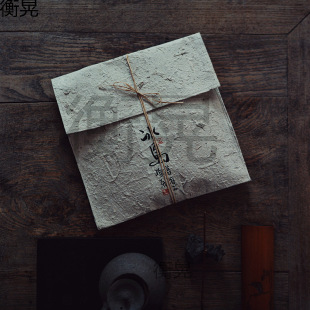 Tea Packaging Bag (Excluding Tea) Handmade Dongba Paper Authentic Handwritten Calligraphy Tea Bag Pu'Er Tea White Tea Single Bag