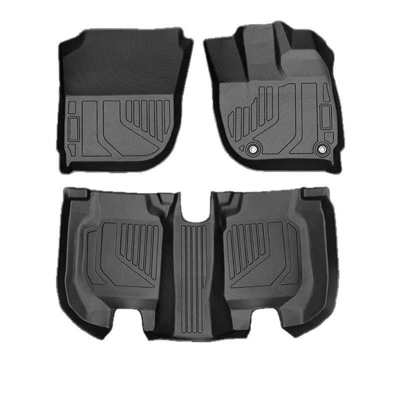 Aplicable a Honda Vezel2013 - 2021 timón derecho 3D todo el tiempo material TPE almohadilla de pie cojín del maletero