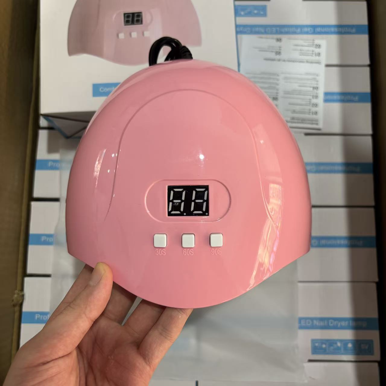 Transfronterizo 54w mini manicura lámpara de asado 18 lámpara de gel de manicura luz de terapia de uñas máquina de lámpara de uñas