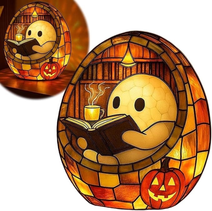 クロスボーダー新しいハロウィンゴーストテーブルランプUSBプラグオーナメントゴースト読書ブックランプゴースト|undefined