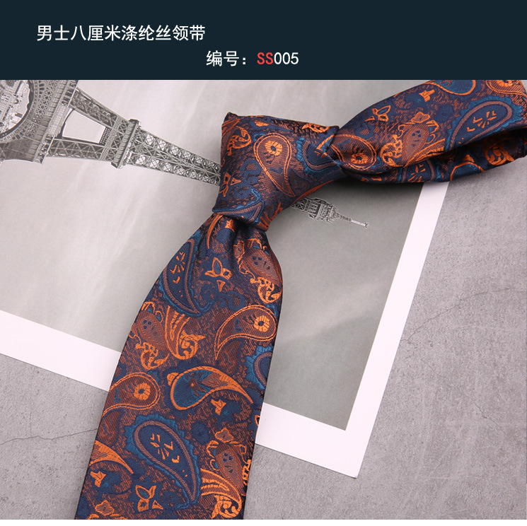 Ropa formal de los hombres de la boda del novio de los hombres de negocios Azul Rojo mano anudada traje de rayas patrón animal corbata