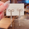 Fashionable earrings, advanced silver needle, silver 925 sample, high-quality style