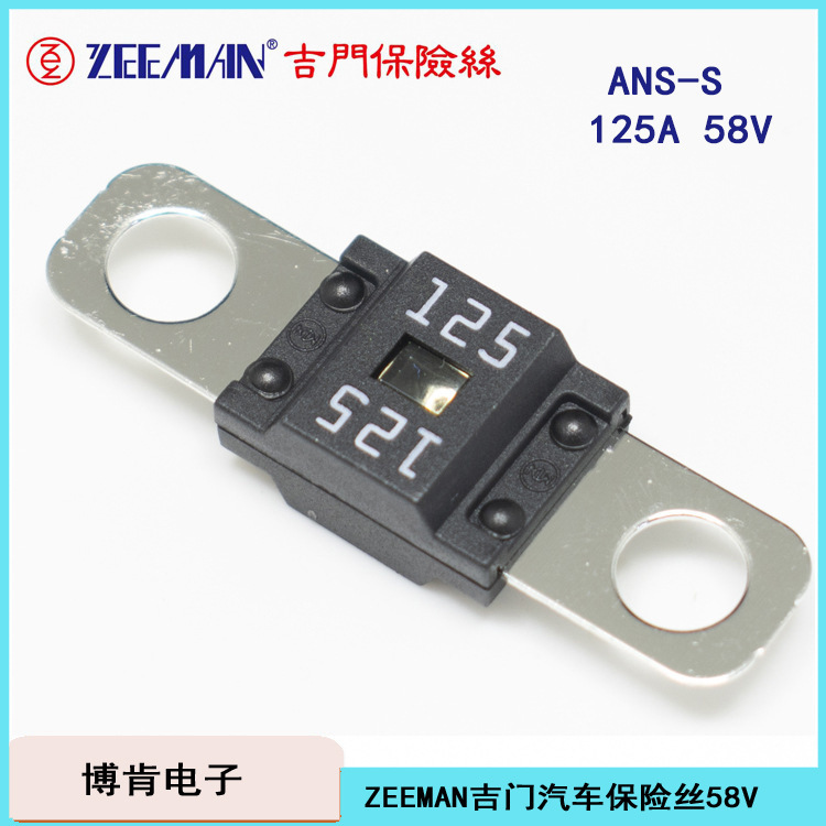 Zeeman吉門自動車ヒューズボルト平板式ヒューズANS-S345678100125200A58V|undefined