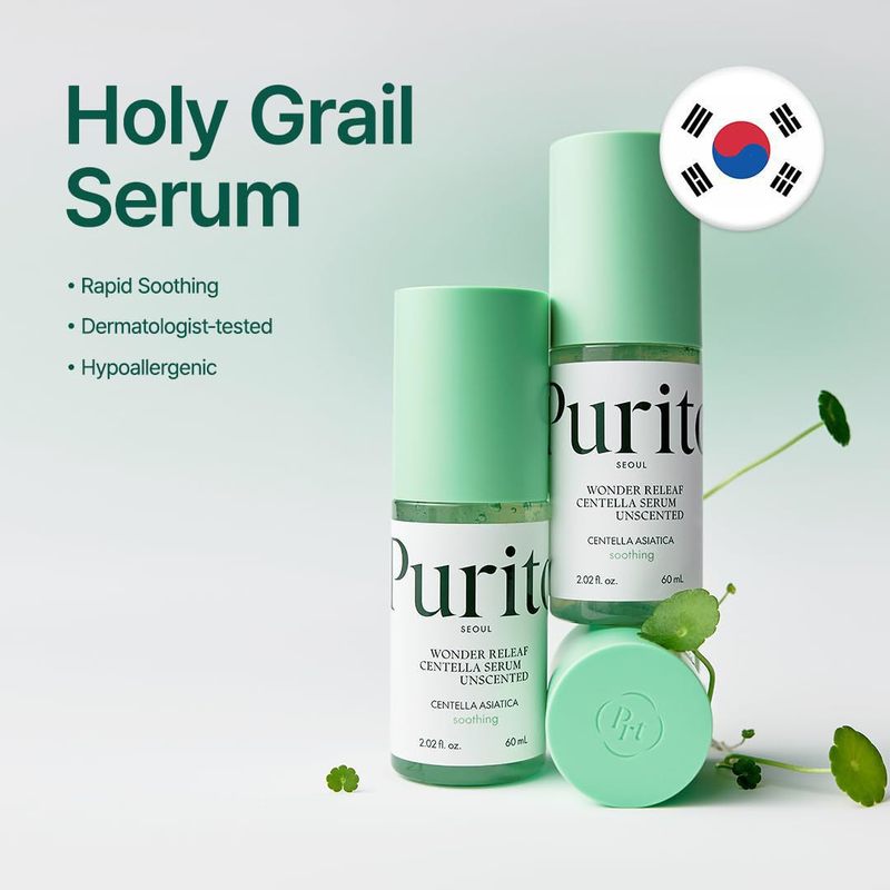 PURITO ツボクサ無香料エッセンス Purito アンプルなだめる鎮静フェイシャル セラム韓国スポット|undefined