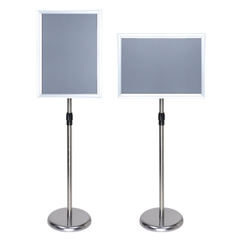 A3A4 stainless steel vertical sign display board vertical Billboard Guide Sign hotel sign water sign floor display stand