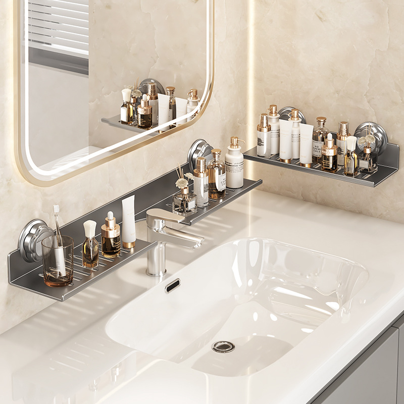 跨境新款免钉贴安装水龙头置物架厨房浴室卫生间水龙头置物架批发
