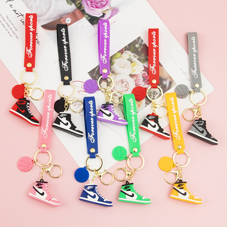 Classic aj shoes sneakers Nike pendant basketball pendant model keychain small gift gift car wholesale