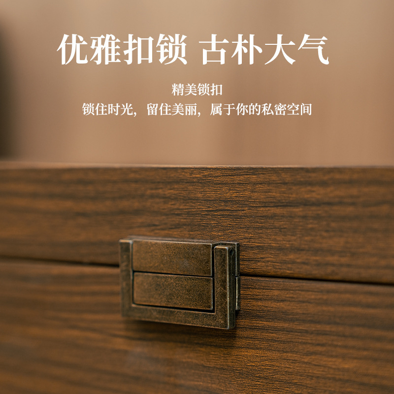 胡桃木纹手表收纳盒家用手表放置盒腕表收藏箱手表盒展示批发|undefined
