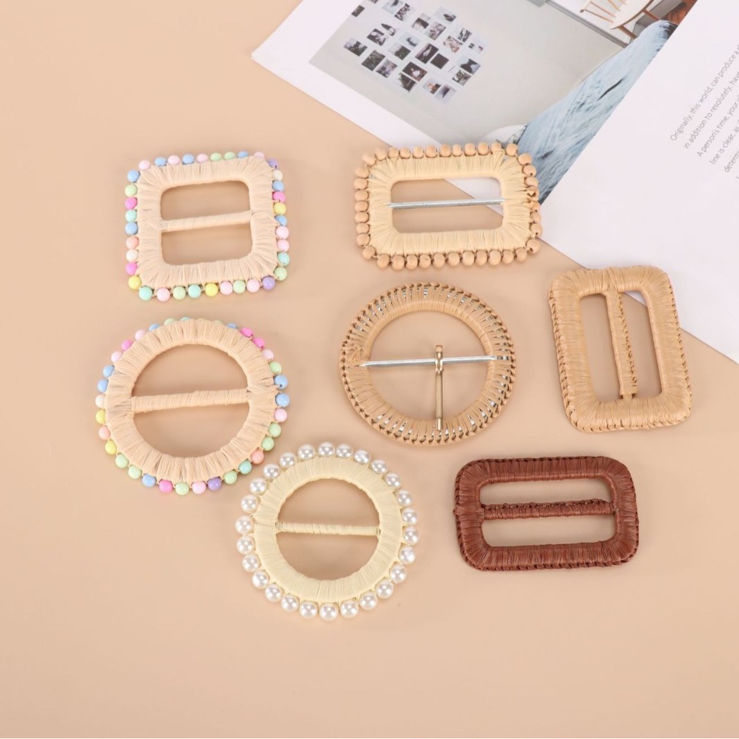 厂家现货爆款圆形扣头琥珀纹复古大衣风衣百搭女士高档腰带扣