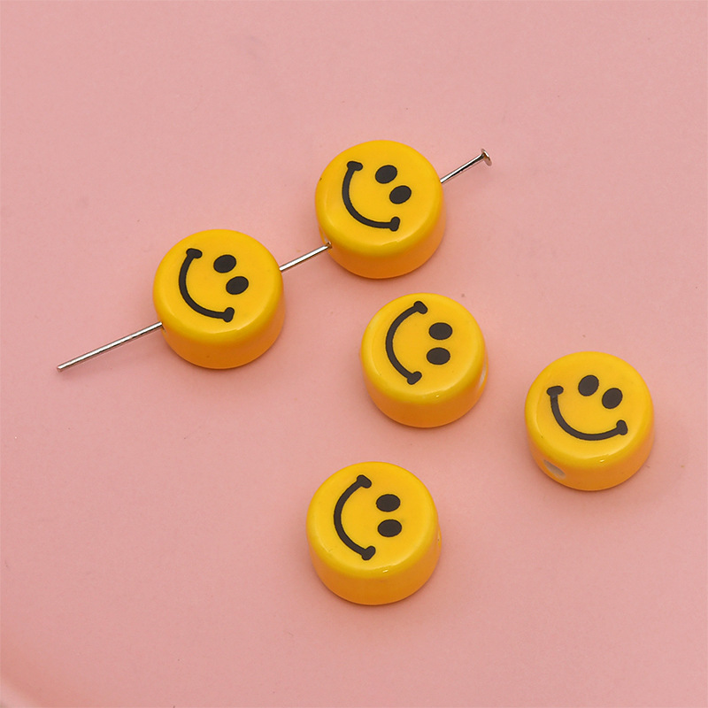 1 Piece Cute Smiley Face Ceramics Jewelry Accessories display picture 11