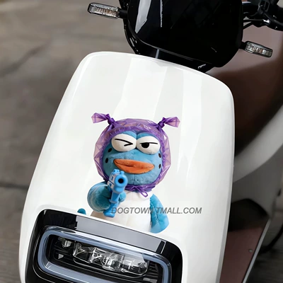Ugly Fish Funny Car Sticker, Car interior film