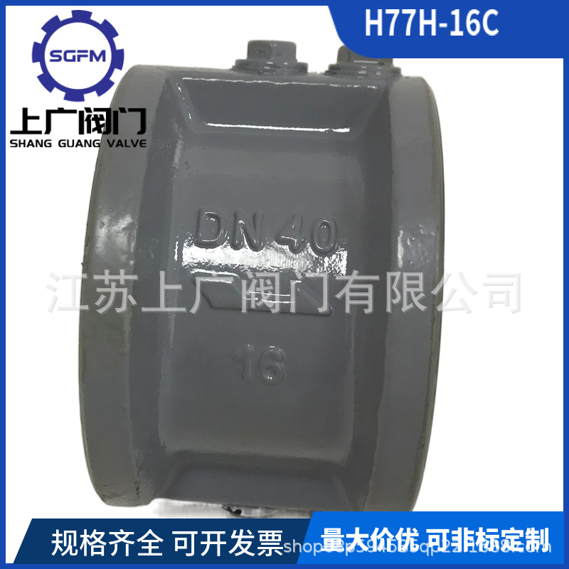 H76H-150LB美标对夹止回阀 美标双瓣止回阀 美标旋启式对夹止回阀