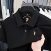 Black, with short sleeve