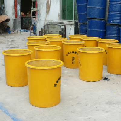 工厂长期批发果皮桶果皮箱 环卫垃圾桶 玻璃钢回收箱户外垃圾桶|ms