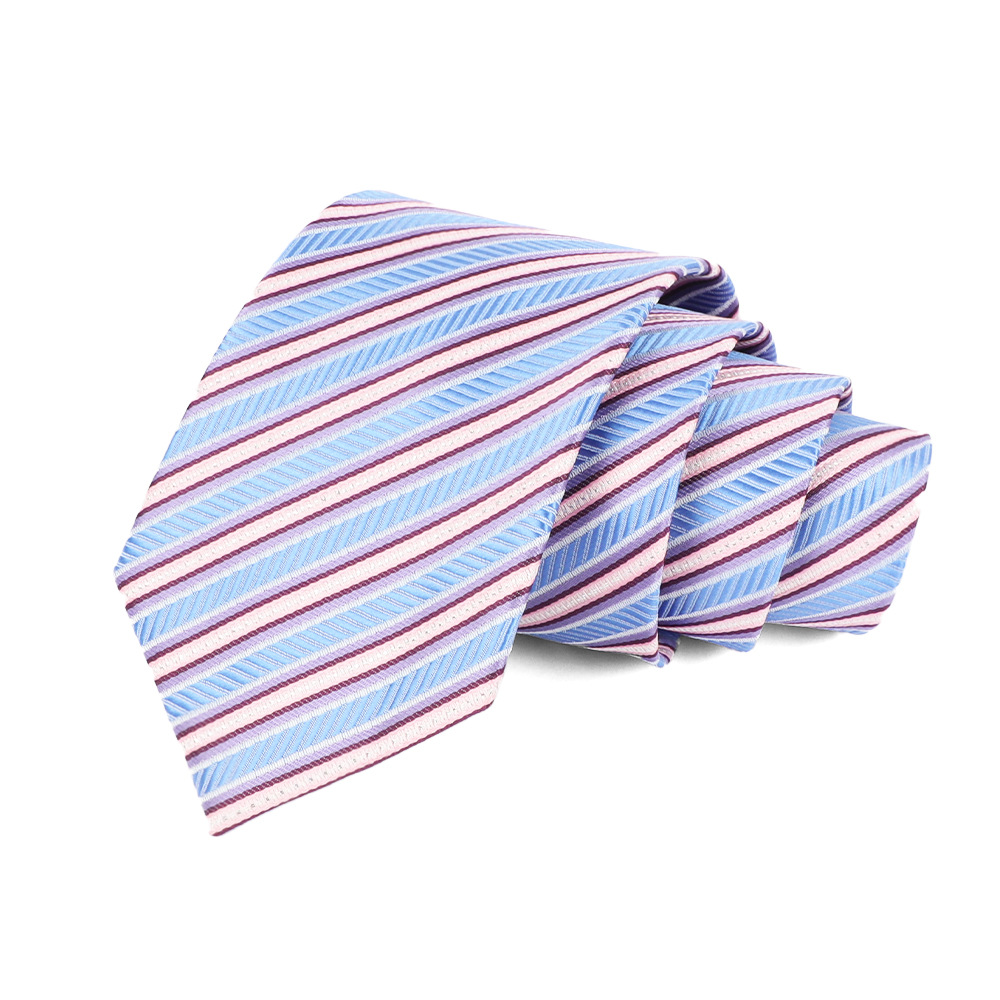 Corbata de hombre 8cm para hombre, bordado jacquard de alta calidad para hombre, corbata de negocios, corbata de seda de poliéster, fábrica al por mayor