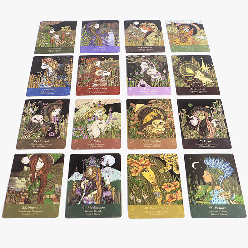2021 New Universal Folk Oracle Tarot Board Game Cards_voghion.com