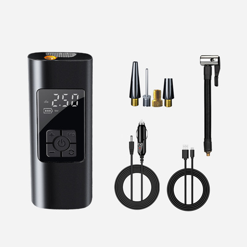 Cross-border hot selling portable mini car air pump tire electric handheld car smart wireless air pump