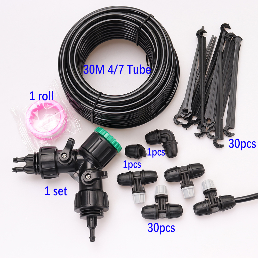 Juego de riego automático de D-30 metros