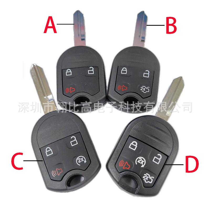 Применимо Ford Lincoln 3 клавиши 4 клавиши 5 клавиши прямой пульт дистанционного управления автомобильный ключ CWTWB1U793 OUC6000022