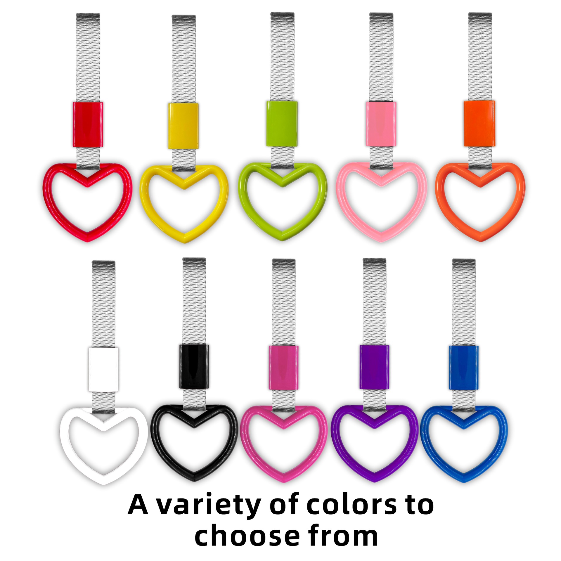 Amazon Cross-Border Factory Direct Sales Car Decoration Heart-Shaped Pull-Tab Car Interior Hanging Accessory Modified Car Pendant