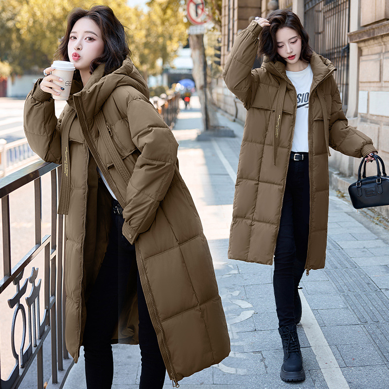 Rusia nuevo invierno de 2025, ropa de algodón de pluma espesa para mujeres, chaqueta de algodón suelta coreana, chaqueta de moda