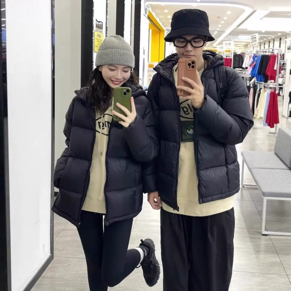 小个子短款羽绒棉服外套女冬季加厚学生面包服棉袄情侣款棉衣外套