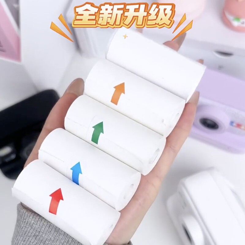 Cross-Border Children's Instant Print Camera Special Color Thermal Printing Paper 57X30 Triple-Proof Paper with Ten-Year Photo Retention