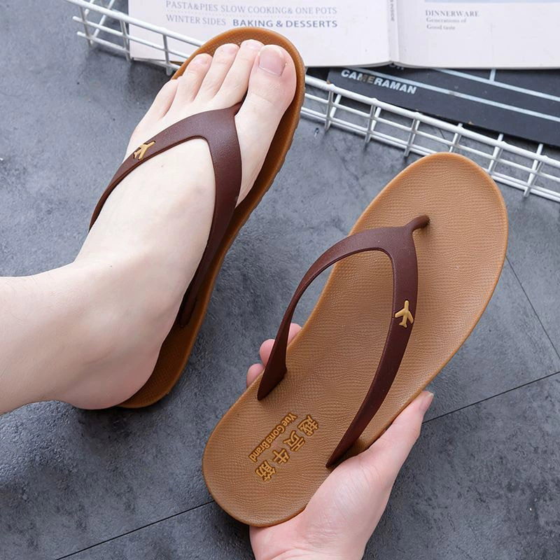 Летние резиновые босоножки-метелки  non-slip deodorized wear-resistant slippers, пляжная обувь