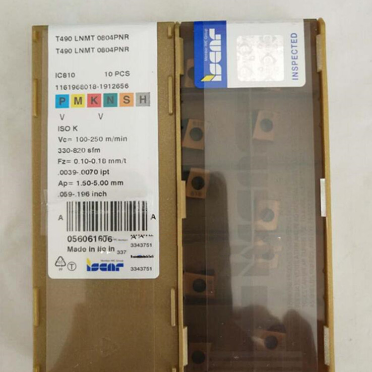 特价原装伊斯卡铣削刀片T490 LNMT0804PNR IC810钢件不锈钢