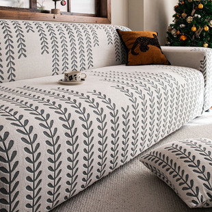 Easiest for Match Style Jacquard Velvet All-Inclusive Sofa Cover 2025 New Cushion Four-Season Universal Anti-Slip Wear-Resistant Cover