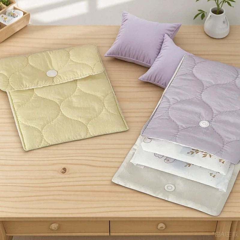 Мини-студенческая сумка для хранения менструальных гигиенических салфеток, портативная многофункциональная сумка для хранения помады на кнопке и на молнии