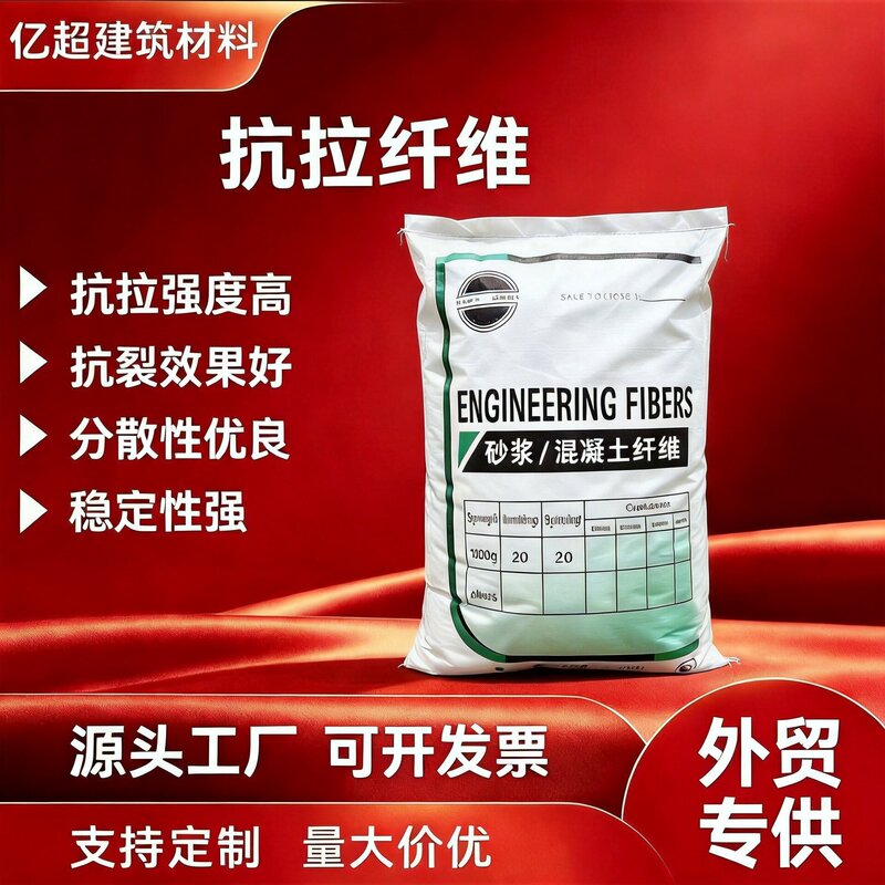 Polypropylene fiber for building concrete mortar and tensile fiber for anti-crack pavement Polypropylene fiber for building concrete mortar and tensile fiber for anti-crack pavement