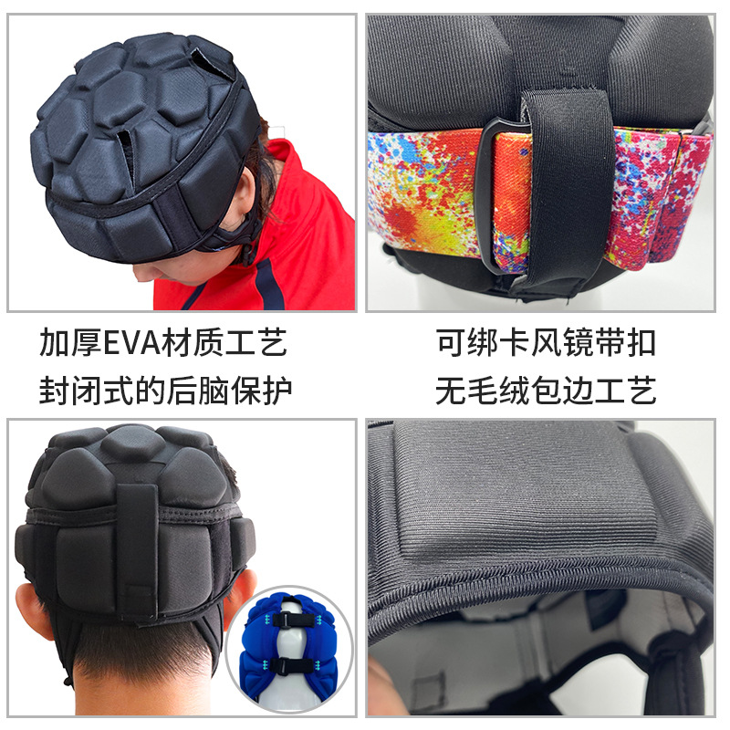 Deportes al aire libre esquí casco de seguridad patinaje fútbol rugby anti-caída Colisión cabeza cubierta equitación surf sombrero caliente en stock