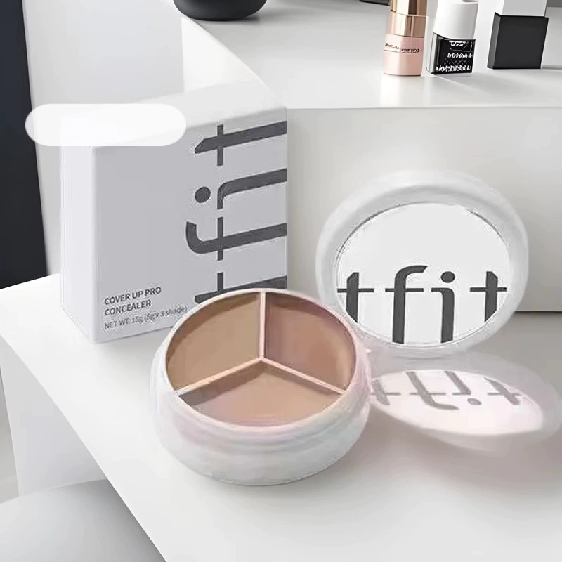 Трансграничный с китайской этикеткой TFIT трехцветный маскирующий крем для покрытия пятен на лице