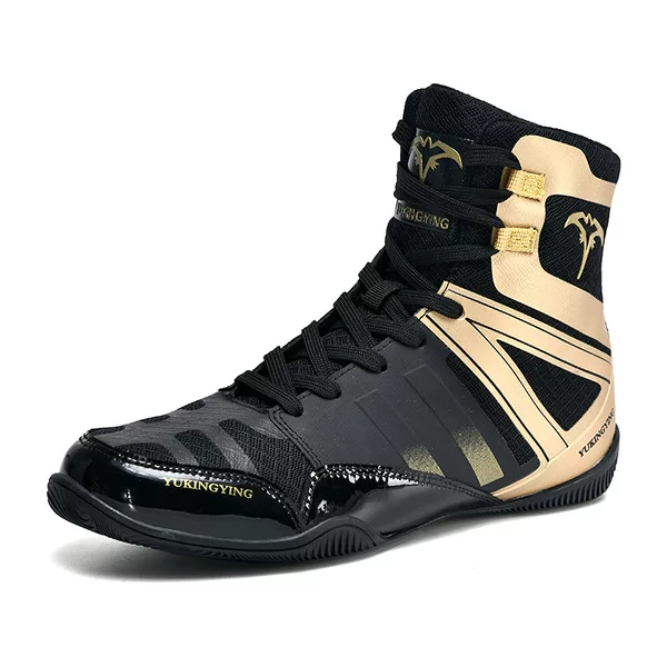 Boxing Shoes Professional Men's Wrestling Shoes Women's Fighting Shoes Sanda Training Shoes Fighting Shoes Strength Training Competition Shoes