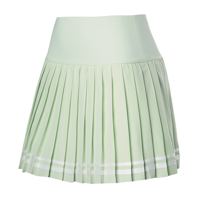 Vesta de tenis de mujer secado rápido vestido deportivo de fitness yoga bádminton cinturón forrado vestido corto de moda plegado image 17
