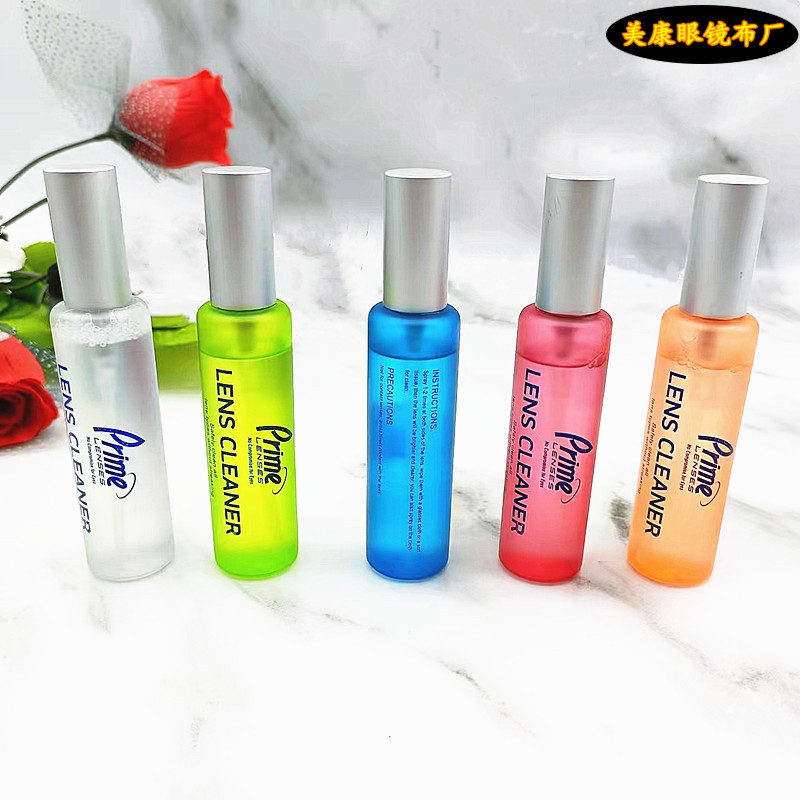 Glasses Cleaning Solution Glasses Water Spray Design 30ml Candy Colorful Bottle Cleaning Agent Wholesale Customization