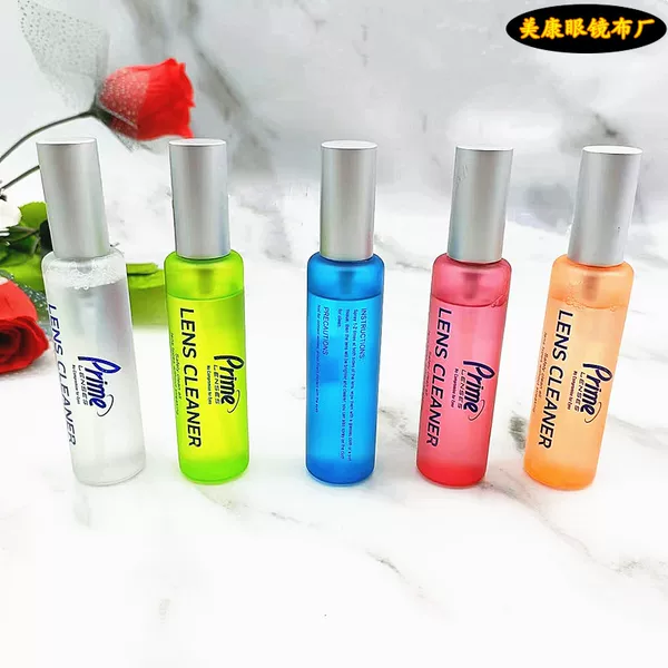 Glasses Cleaning Solution Glasses Water Spray Design 30ml Candy Colorful Bottle Cleaning Agent Wholesale Customization
