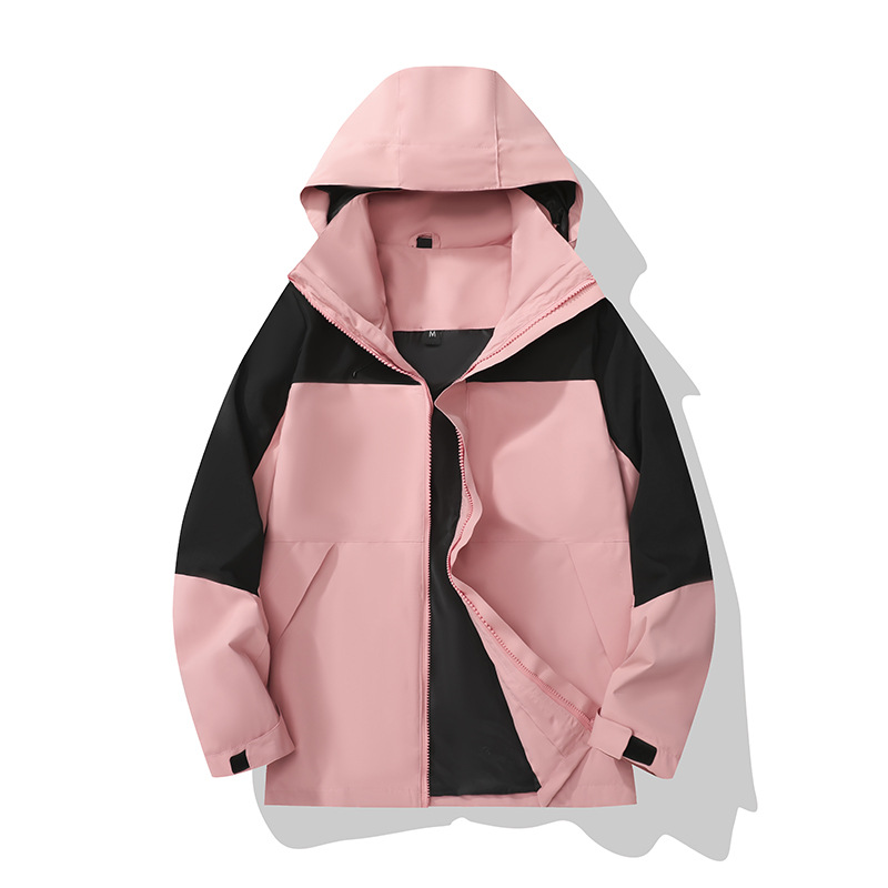 Otoño y invierno vestir de asalto hombre desmontable a prueba de viento impermeable herramienta de tamaño grande chaqueta funcional pareja abrigo image 4
